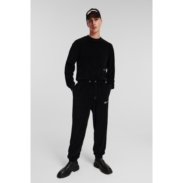 TEPLÁKY KARL LAGERFELD JEANS KLJ RELAXED TOWELING SWEATPANT 55485024