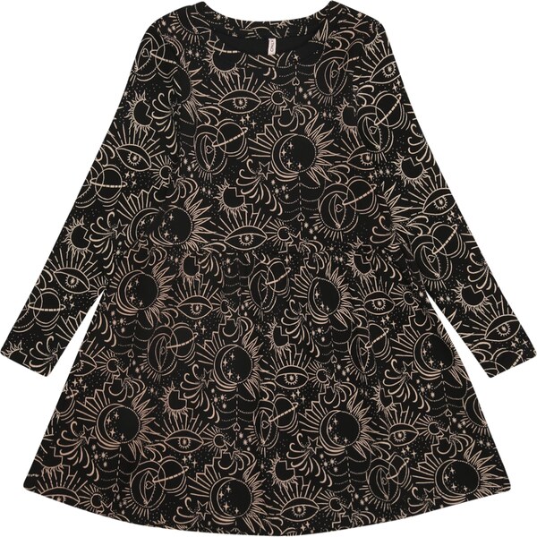 ONLY GIRLS Šaty béžová / čierna 61984636