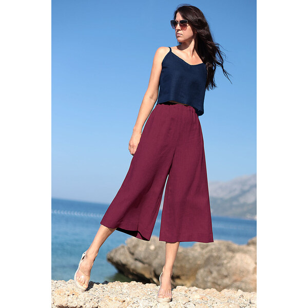 Lotika Linen Ľanové 3/4 nohavice 63334311