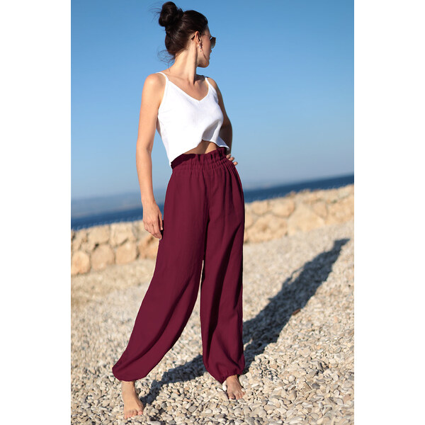 Lotika Linen České ľanové nohavice extra pohodlné 2v1 63334295