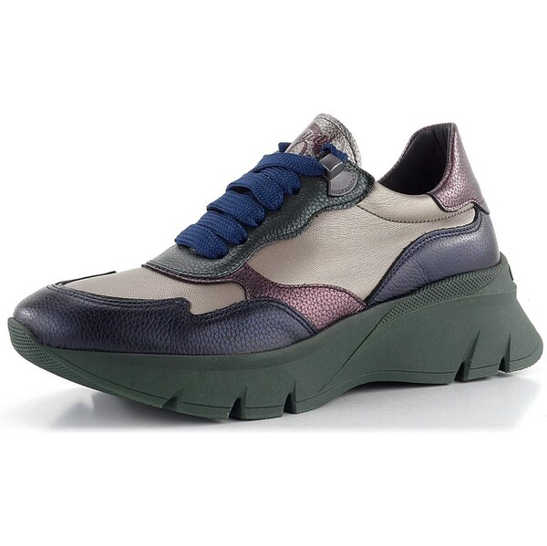 Hispanitas poltopánky na platforme kombinované midnight/acero Helsink 62752224