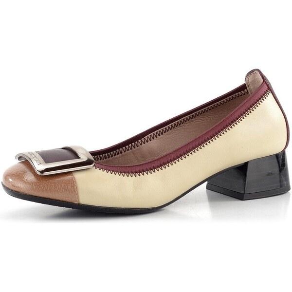 Hispanitas kombinované lodičky so sponou almond/milk Milan CHI243673 62752121