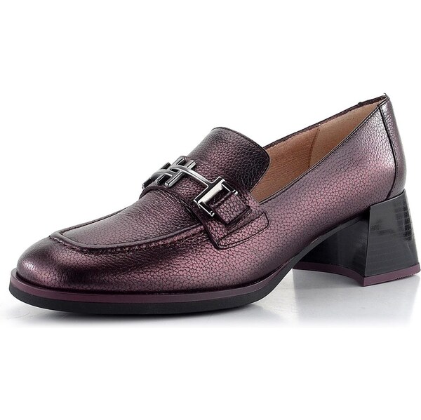 Hispanitas metalické poltopánky na podpätku rioja Milan HI243590 62464920