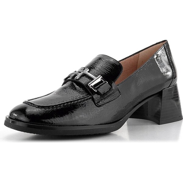 Hispanitas lakované poltopánky na podpätku black Milan HI243590 62752229