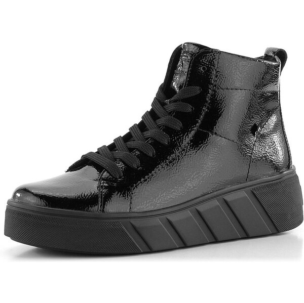 Rieker Revolution kotník lakovaný černý W0561-01 62752005