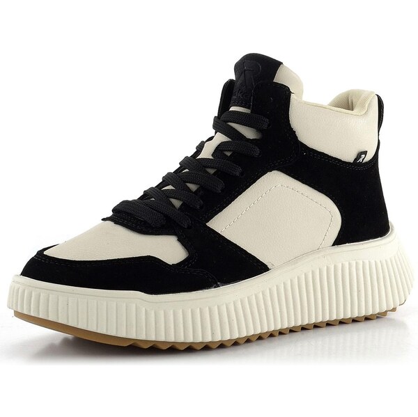 Rieker Revolution kotník na platformě černo-bílý W1770-60 62752006