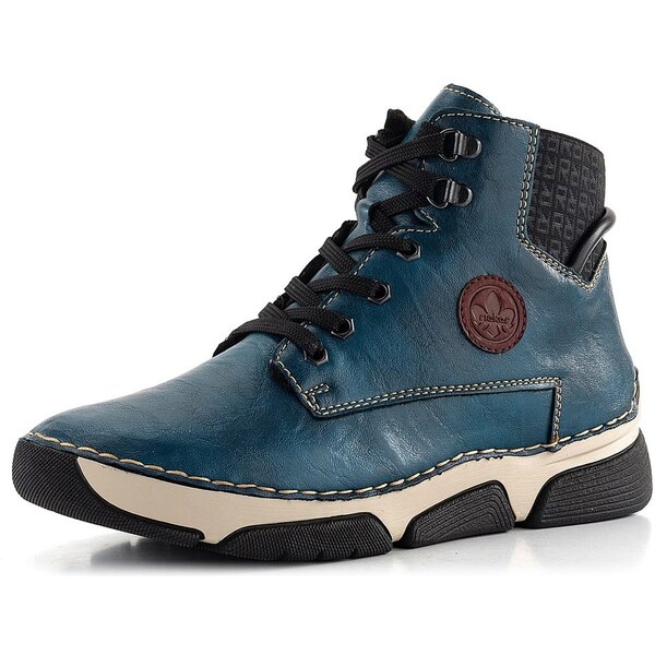 Rieker šněrovací kotník modrý 45943-12 62752010