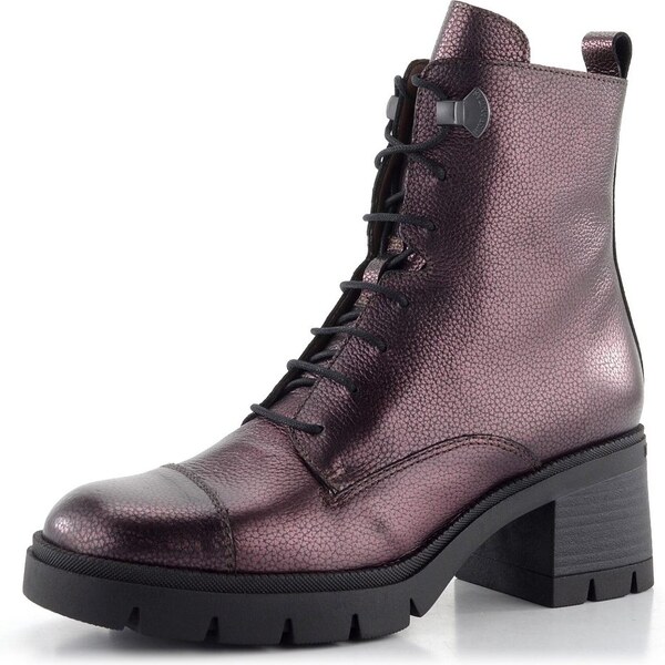 Hispanitas metalický šněrovací kotník na vyšší podešvi rioja Everest 62752016