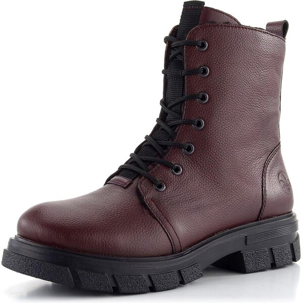 Rieker šnurovacia členková obuv vínová Z9116-35 62752058