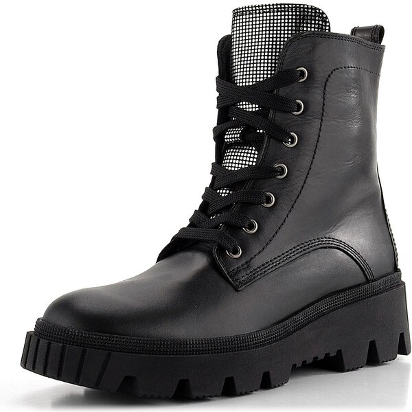 Gabor kotník na hrubé podešvi schwarz/silber 51.821.20 62752134