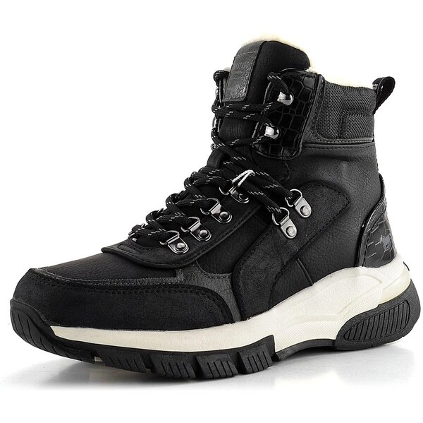 Mustang šněrovací kotník černý 1481-606-009 62752149