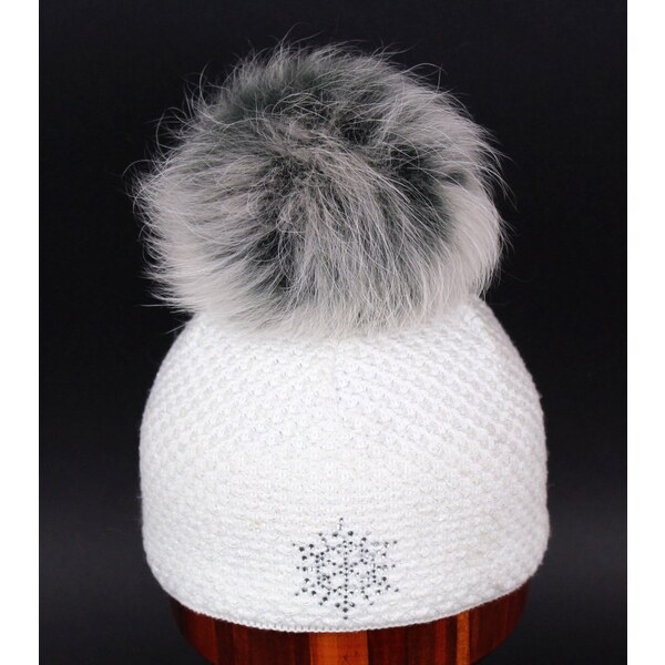 Sikora Kožušinový brmbolec medvedíkovec snowtop čierno - biela M 36/4 61817931