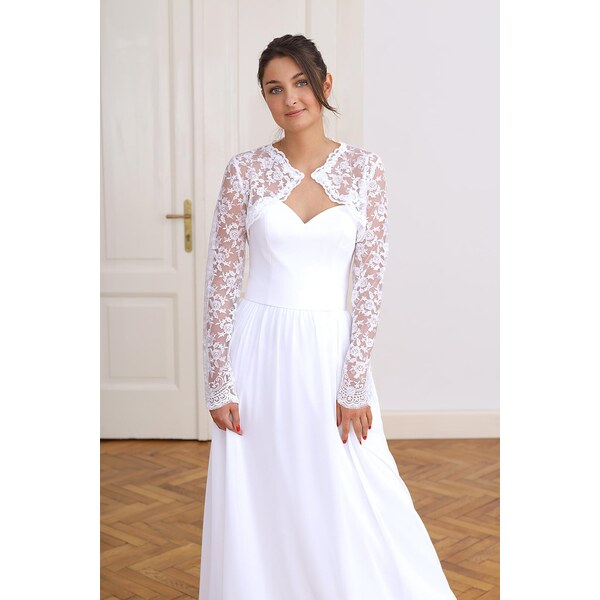 Glara Čipkové bolerko na holé ramená 61818177