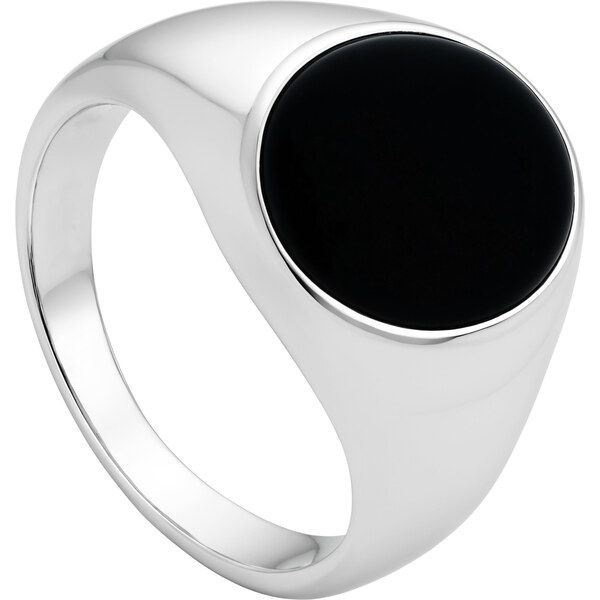 Olivie Pánský stříbrný prsten ONYX 9359 65048788