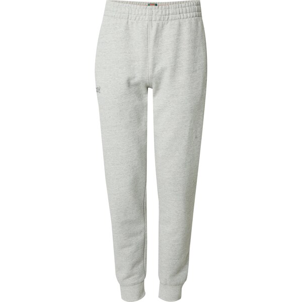 Superdry Nohavice Essential svetlosivá / čierna 62464078