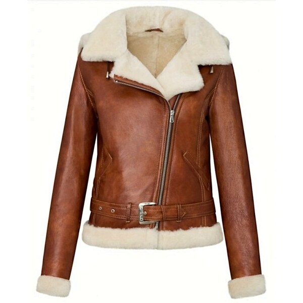 Sikora Dámská kožešinova bunda Molly - hnedá 67211365