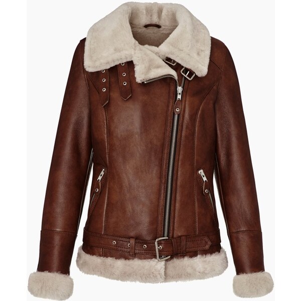 Sikora Dámska kožušinová pilotka Klaudie - hnedá 61825913