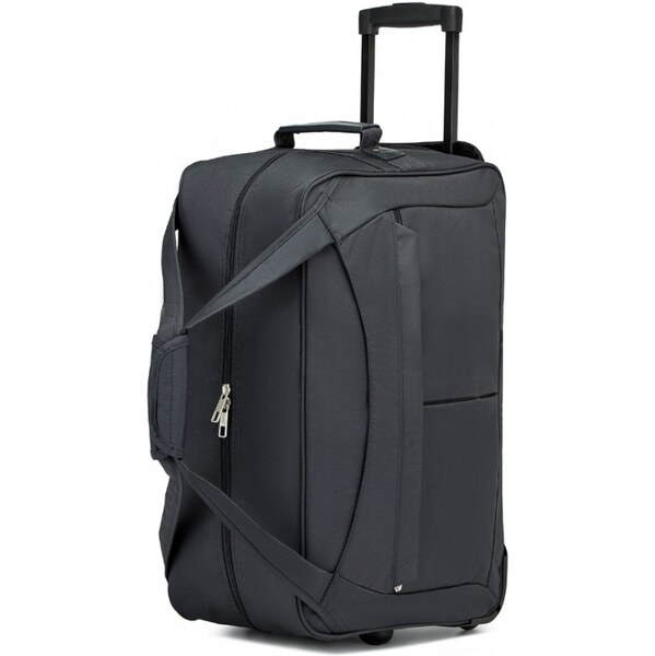 KONO Cestovná taška - s kolieskami, skladateľná, šedá 62262620