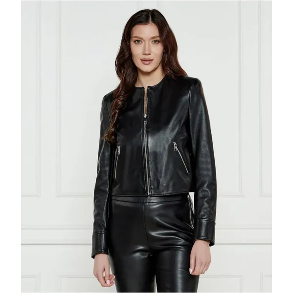 BOSS BLACK Kožená bunda Sadenita | Regular Fit 61833626