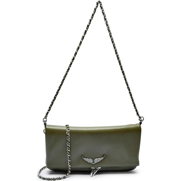 Zadig&Voltaire Kožená kabelka na rameno ROCK 61830863