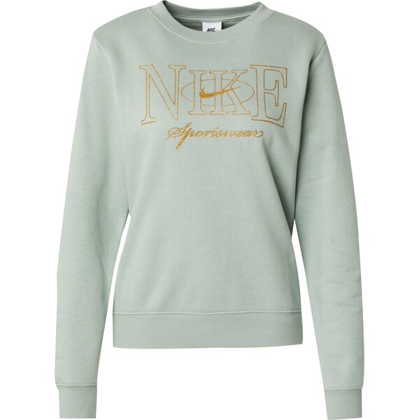 Nike Sportswear Mikina Club Fleece zlatá / pastelovo zelená 61834165