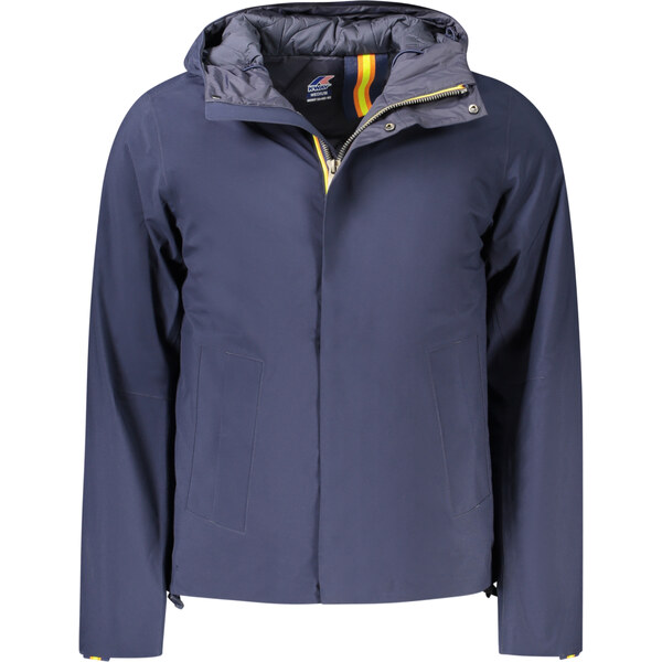 Pánska modrá softshellová bunda K-WAY 64703237