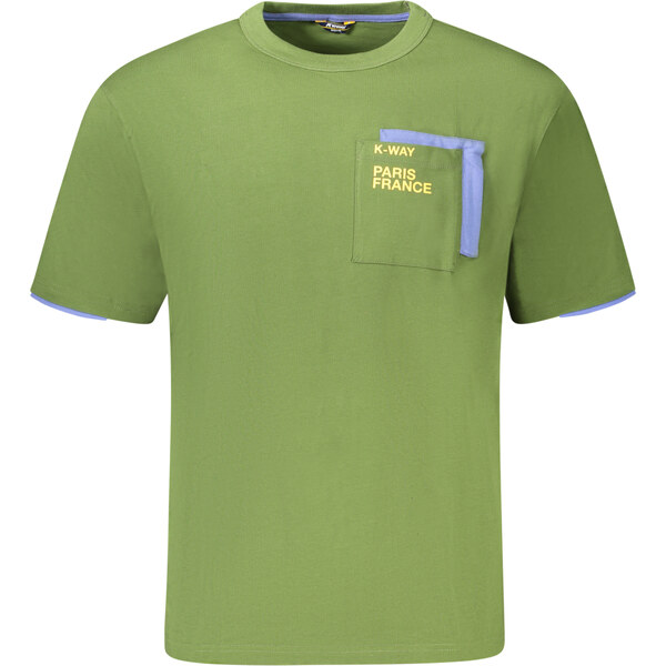 K-WAY pánske tričko s krátkym rukávom zelené 64707416