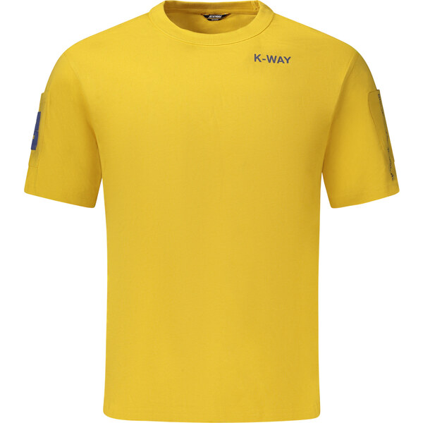 K-WAY pánske tričko s krátkym rukávom žlté 64702374