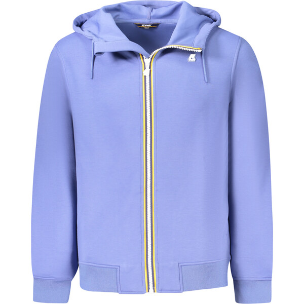 Pánska modrá mikina na zips K-WAY 64711506