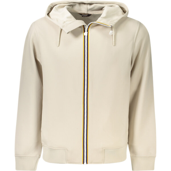 K-Way Pánska béžová mikina na zips 64702505