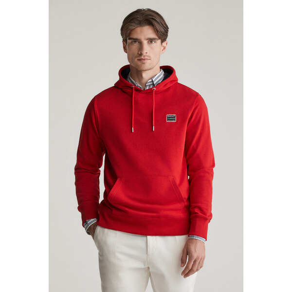 MIKINA GANT CONTRAST SWEAT HOODIE RUBY RED 61866385