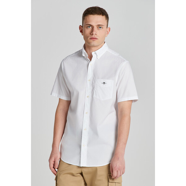 KOŠEĽA GANT REG CLASSIC POPLIN SS SHIRT WHITE 61838196