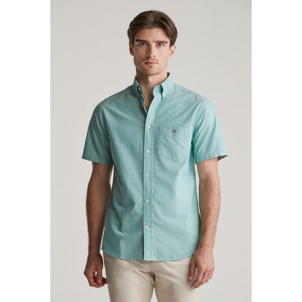 KOŠEĽA GANT REG CLASSIC OXFORD SS SHIRT DEEP GREEN 61838205