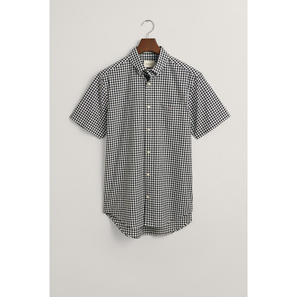 KOŠEĽA GANT REG CLASSIC POPLIN GINGH SS SHIRT BLACK 61838202