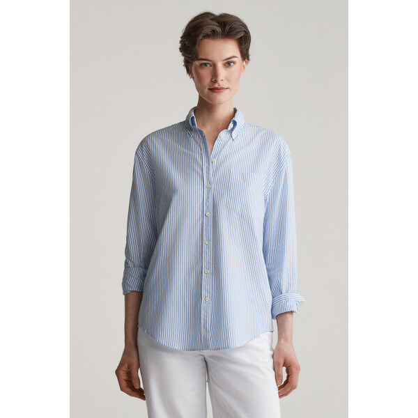 KOŠEĽA GANT REL LUXURY OXFORD STRIPED BD SHIRT PERFECT BLUE 61838325