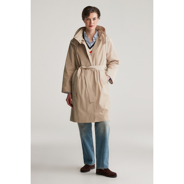 KABÁT GANT WIND COAT DRY SAND 61838348