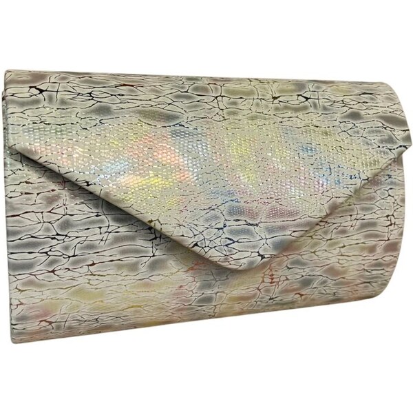 JOHN-C Biela chameleón luxusná spoločenská kabelka ANNA 61838603