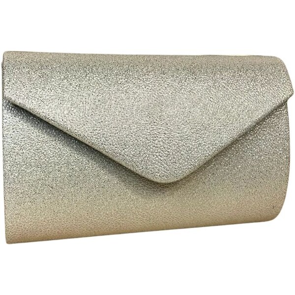 JOHN-C Strieborná luxusná spoločenská kabelka ANNA 61838604