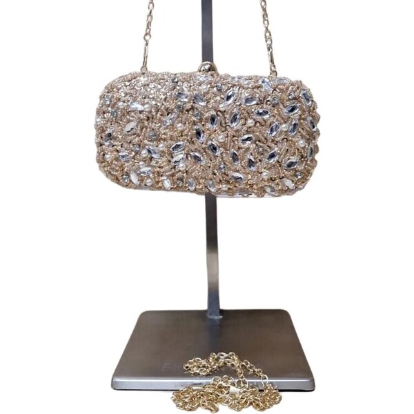 JOHN-C Zlatá luxusná spoločenská kabelka SABRINA 61838619