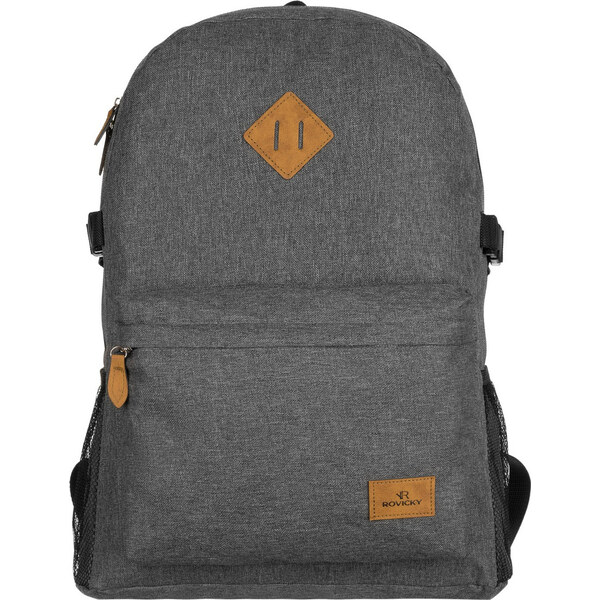 Rovicky šedý priestranný batoh [DH] R-PL218-T-7583 41054075