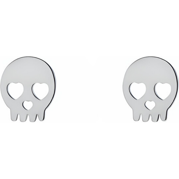Olivie Stříbrné náušnice LEBKA 9375 65048792
