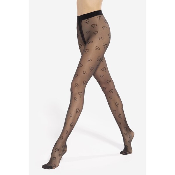 Pančuchy so srdiečkami LOVELY 10 20 DEN Gatta 62039892