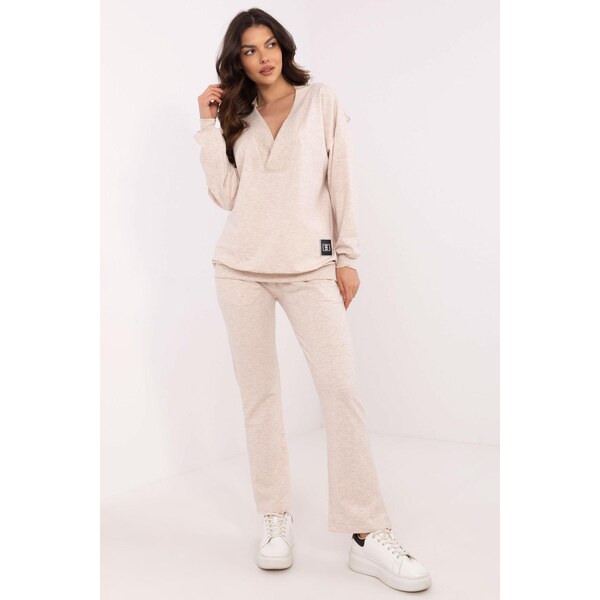 MladaModa Tepláková súprava s mikinou s véčkovým výstrihom model 84691 62554627