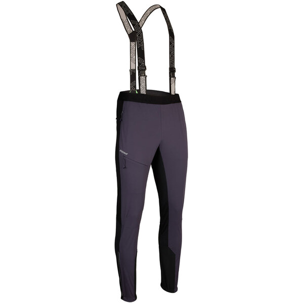 Pánske nohavice na bežky Silvini Alzaro tmavo modrá/čierna 61867051