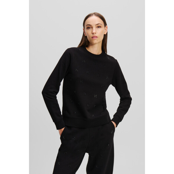 MIKINA KARL LAGERFELD KL RHINESTONE SWEATSHIRT 57726951