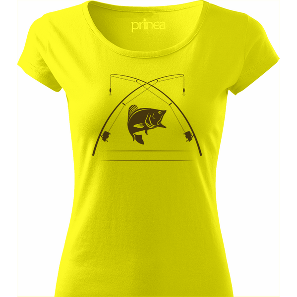 T-ričko Tričko dámske Ryba, udice, vlastný text 61866436