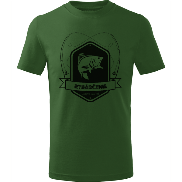 T-ričko Tričko detské Rybárčenie moja vášeň 61867319