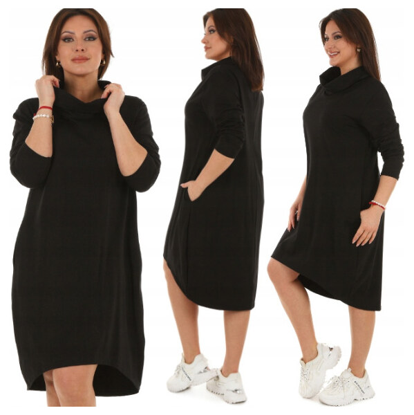 Fashionweek Dámske šaty pohodlné teplákové MF653 65376084