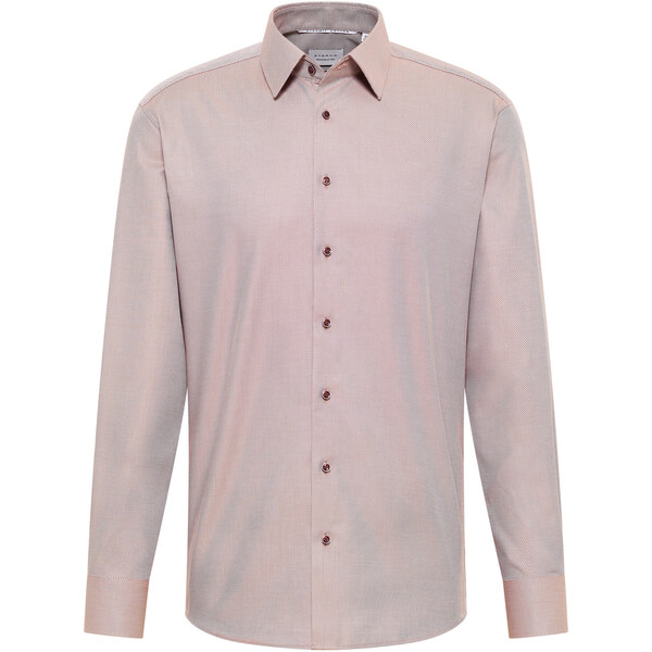 Pánska košeľa ETERNA Modern fit s jemnou štruktúrou vo svetlo hnedej 61867872