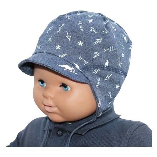 RADA Chlapčenská čiapka ŠAŇO Blue Smile 61868652